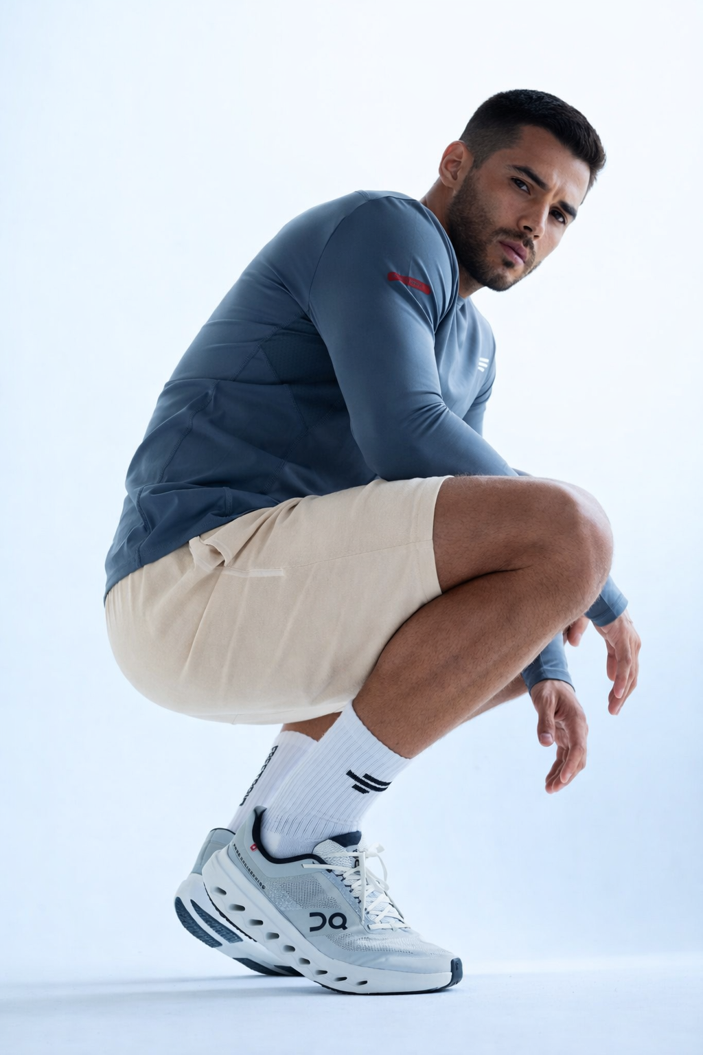 Ivory beige summer shorts